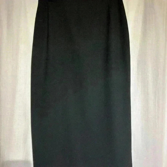 Vintage J  Michaels Black Maxi Skirt - Picture 4 of 14